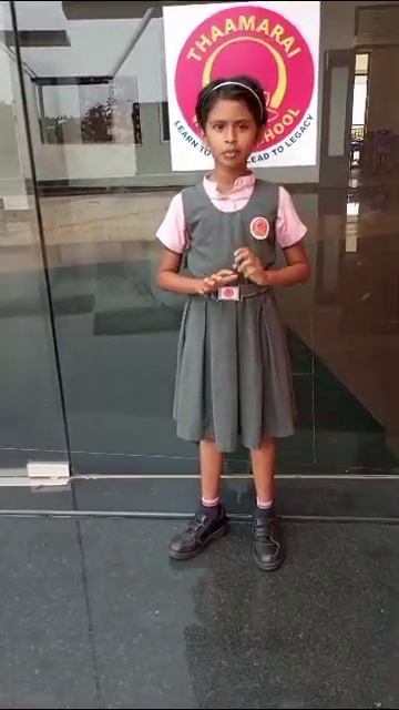 Tamil Rhyme competition - by Riya of Grade 6