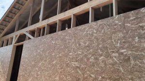 Строительство одноэтажного каркасного дома 6х8 часть 3