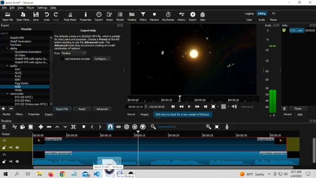 How to Remove Background Noise in Video 🎬 Shotcut Video Editor Tutorial in Bangla 👍 Part 8