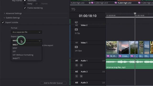 How to Export Subtitles in DaVinCi Resolve 19 смотреть онлайн
