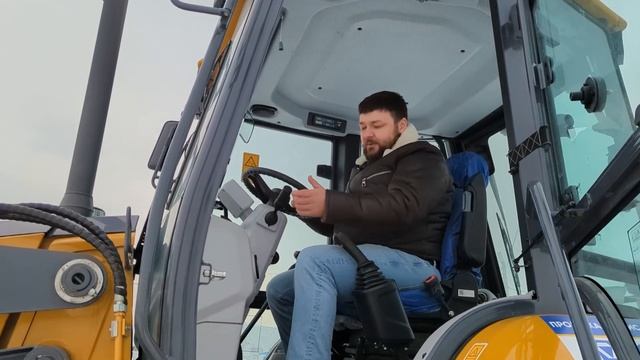 Обзор экскаватора погрузчик XCMG XC8-S2570 смотреть онлайн