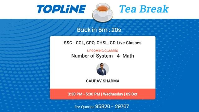 Number System| Part 3| Gaurav Sharma Sir [SSC CGL, CPO, MTS, GD] смотреть онлайн