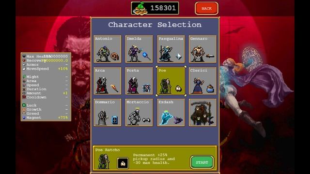 GUIDE TO UNLOCK SECRET CHARACTER MISSINGNO VAMPIRE SURVIVORS | Controltheboard