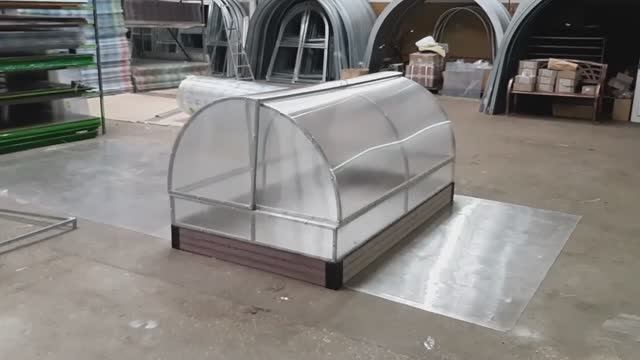 ПАРНИК ХЛЕБНИЦА по МИТЛАЙДЕРУ. Схема и чертеж. Фабрика теплиц _Усадьба_. Калининград. смотреть онлайн