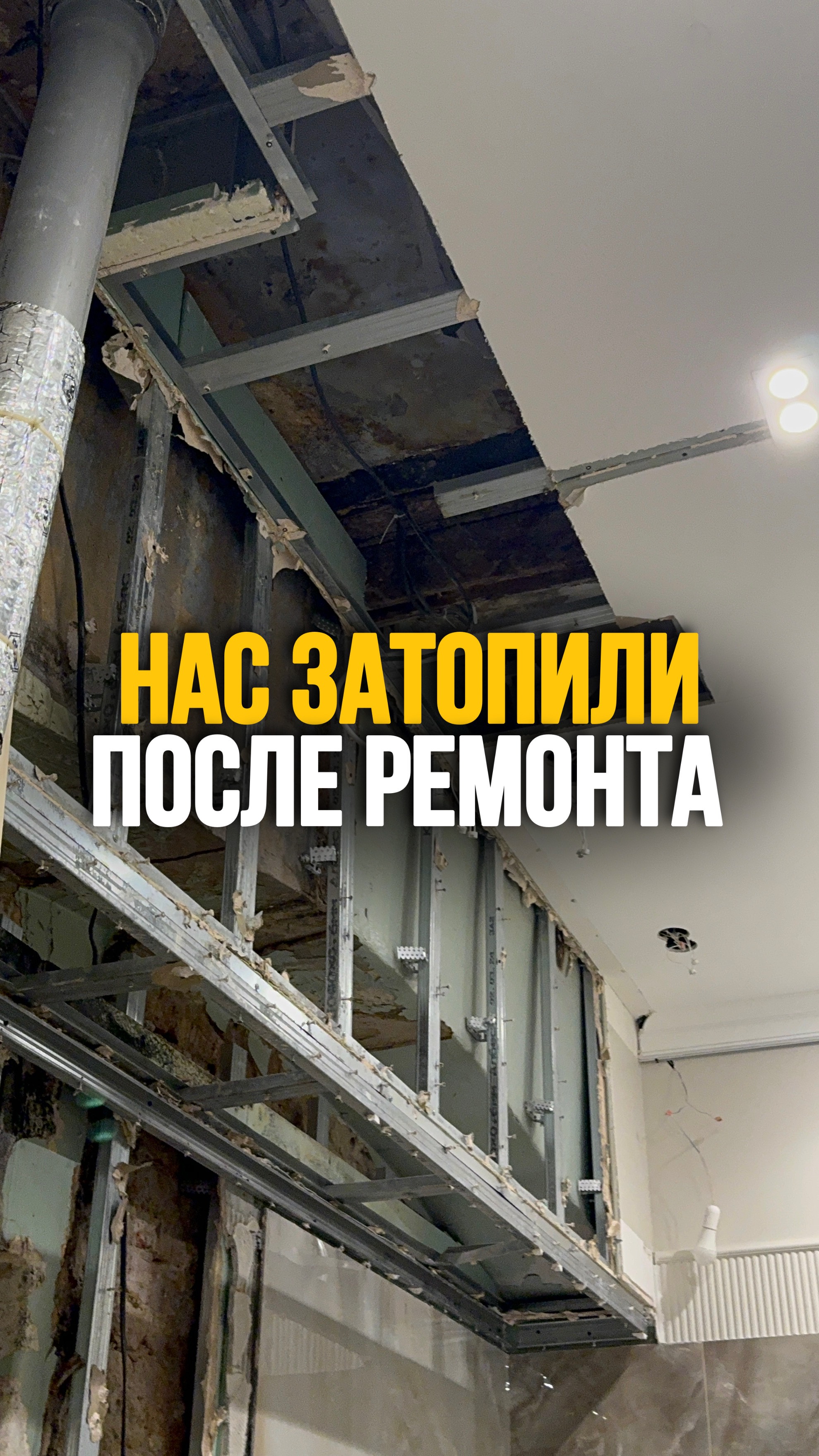 Нас затопили после ремонта #shorts #недвижимость