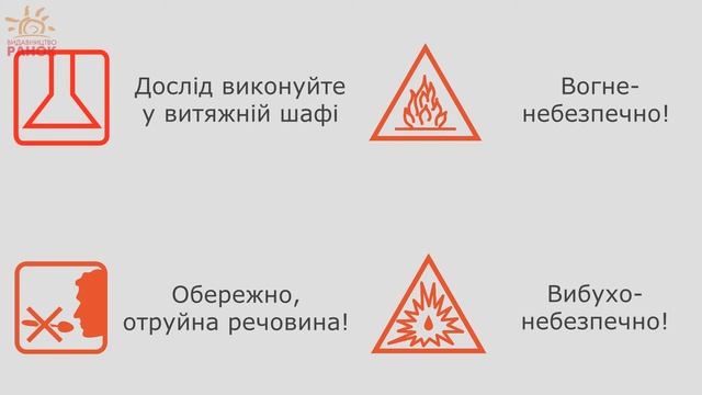 Хімія 11 клас  Правила безпеки під час виконання хімічних дослідів