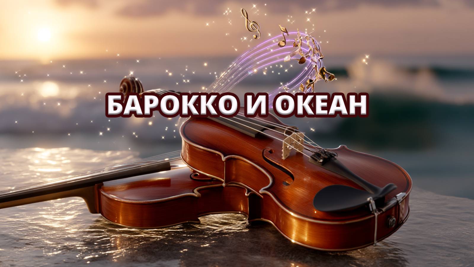 На фоне морских волн 🎻🌊 И.С. Бах – Концерт для двух скрипок ре минор, BWV 1043 — I. Vivace ✨ смотреть онлайн