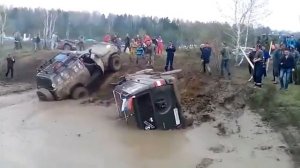 как положить уаз патриот на бок ! ОПАСТНО НЕ ПОВТОРЯТЬ