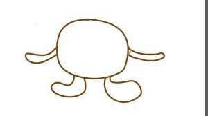 Рисуем пузатого мишку часть 7