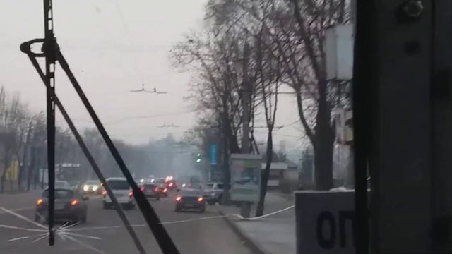 Кривой Рог Тролейбус едит по Кривому Рогу. смотреть онлайн