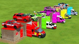 Машинки летают и прыгают! Развивающие мультики Машины помощники. Мультфильмы про машинки