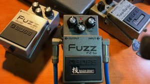 New Boss FZ-1W fuzz sound demo (no talking)