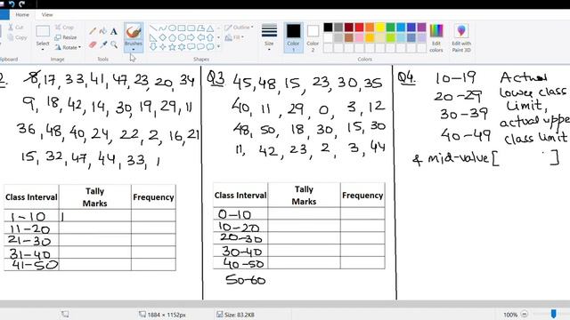 Class 9   Statistics  Ex 18A