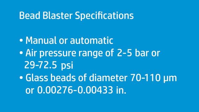 Use Bead Blasting and Post-Processing Techniques | HP Jet Fusion 300 and 500 | HP