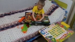 Nerf Zombie Strike. Распаковка