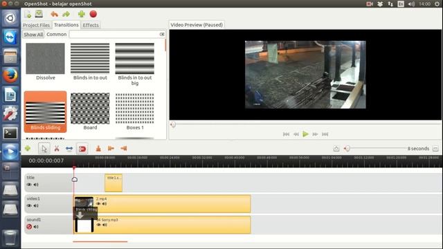 effek transisi video openShot смотреть онлайн
