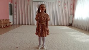 Выступление участницы Петровой Евы МАДОУ Боровского детского сада "Журавушка"