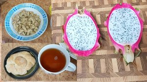 Мой пост, день 37~й. Новый фрукт. Макароны. Одни перекусы)))