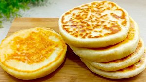 😋3 Рецепта! Вкусные и сытные лепешки на сковороде за 30 минут!