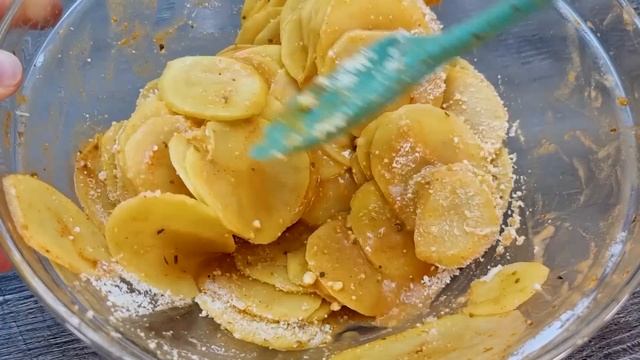 Слоеный жареный картофель - вкус бесподобный_ простые идеи для обеда или ужина.