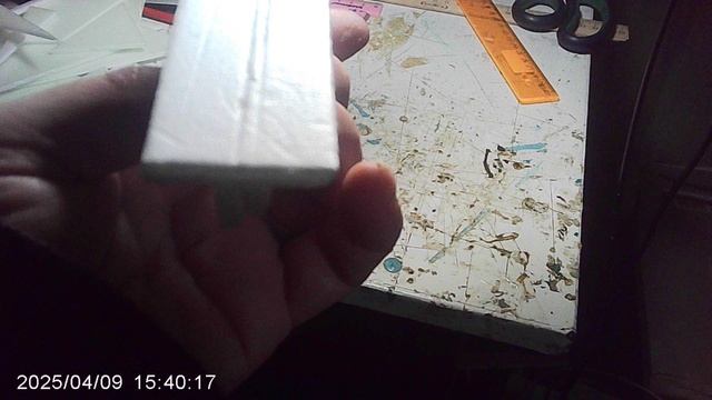 Изготовление авиамодели-ГЕПТАПЛАНА из потолочной плитки (фрагмент)