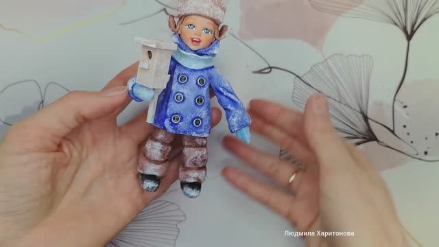 Завершающий этап в изготовлении ватной игрушки. Ватные игрушки своими руками. Часть 6.