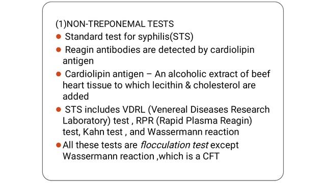 LAB DIAGNOSIS OF TREPONEMA