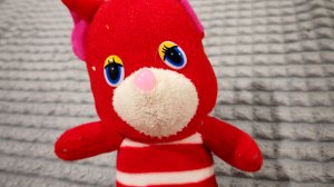 плюшевая собачка танцует, играем в мягкие игрушки