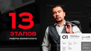 13 этапов работы маркетолога. Как мы работаем?