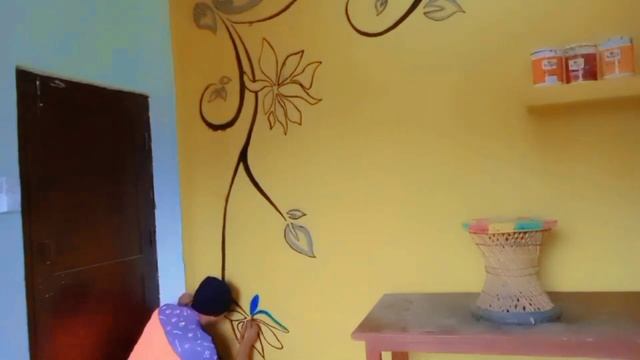 Wall art design for living room || diy wall art || Living room art || dollar tree diy #Flowertree