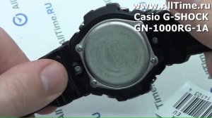 Обзор. Мужские  часы Casio G-SHOCK GN-1000RG-1A с хронографом