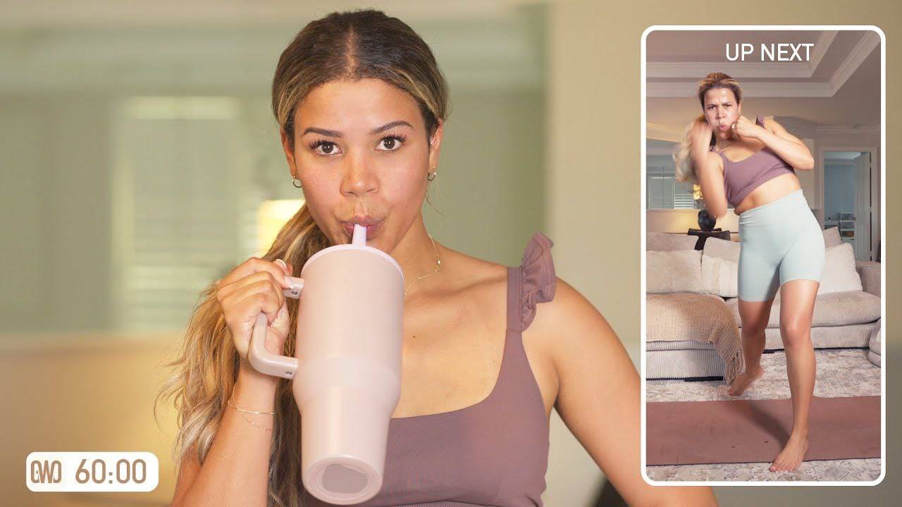 60 MIN FUSION SWEAT (PILATES, STRENGTH, KICKBOXIN & CORE смотреть онлайн