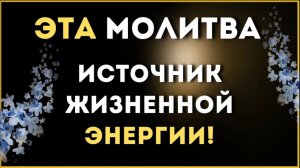 9 апреля ✅ ЭТА МОЛИТВА ИСТОЧНИК ЖИЗНЕННОЙ ЭНЕРГИИ  🙏 🙏