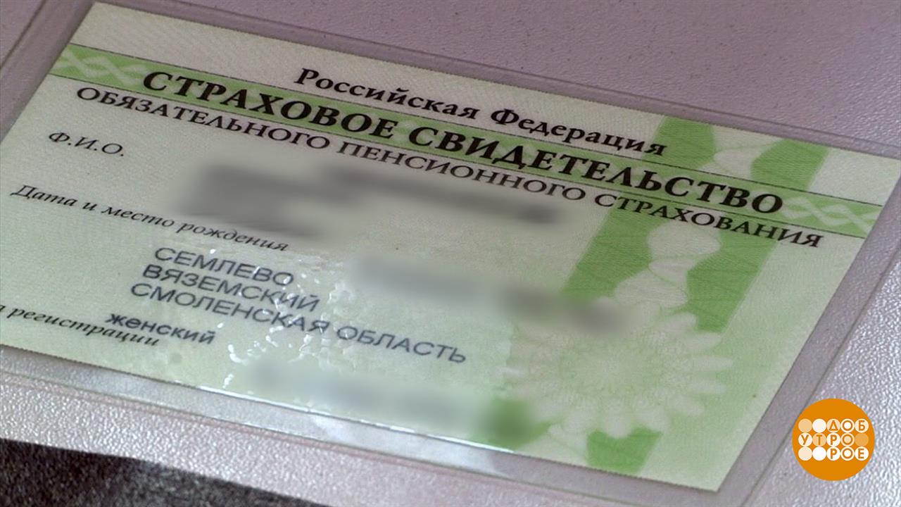 Зачем мошенникам мой СНИЛС? Доброе утро. Фрагмент выпуска от 09.04.2025