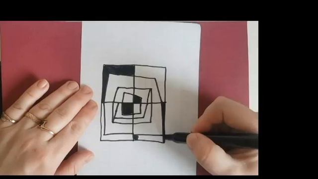 Рисуем иллюзия (38), легко и просто смотреть онлайн