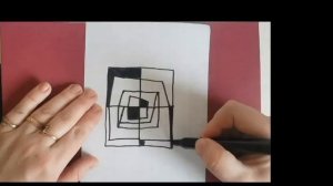 Рисуем иллюзия (38), легко и просто