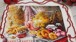 Вышивальные итоги декабря 2021/Финиши/продвижения/вышивка крестом/Задание СП Алиса в стране цветов