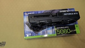 Распаковка и обзор видеокарты NVIDIA Palit GeForce RTX 5080 GamingPro 16GB!