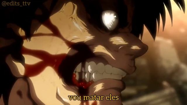 Eren Yeagar Attack On Titan ASMV Radioactive HD Legendado Português Brasil. смотреть онлайн
