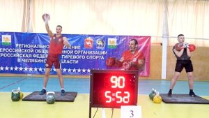 Плотников Малышев Рывок гири Чемпионат области 2025