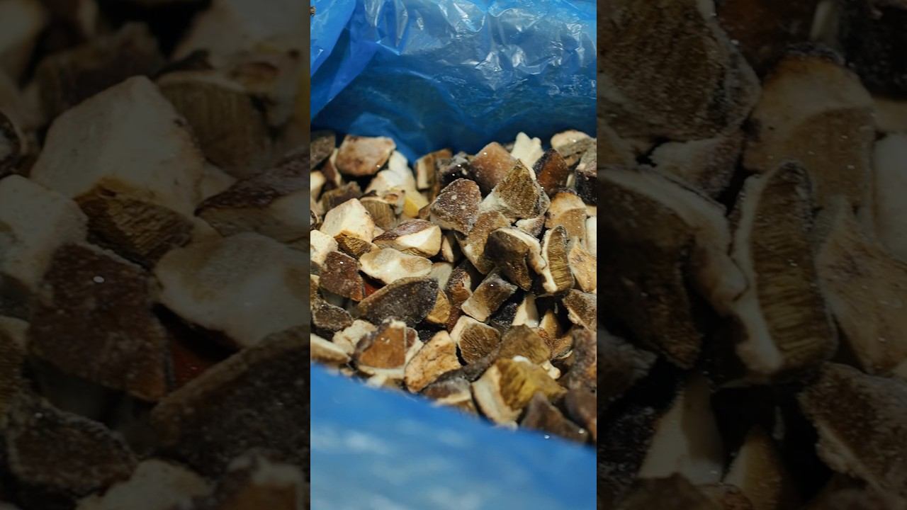 Сезон грибов еще не скоро, но у нас есть для вас особенная новинка! Замороженные белые грибы #грибы