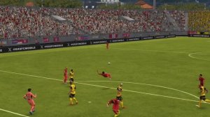 Гол через себя в FC Mobile