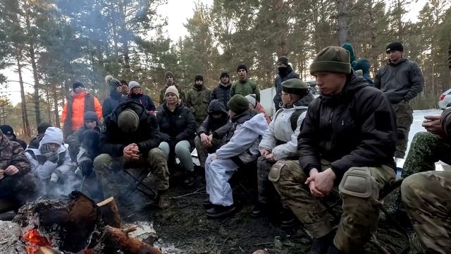 В минувшее воскресенье после марш броска и интенсивных тренировок на свежем воздухе