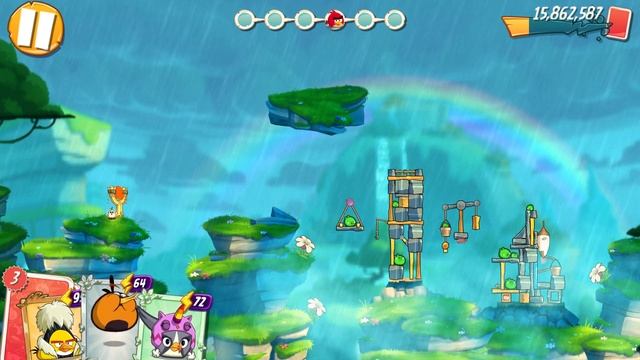 Angry Birds 2 - Level 352 (Cobalt Plateus / Fluttering Heights) смотреть онлайн