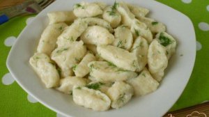 Ленивые вареники соленые с сыром и укропом