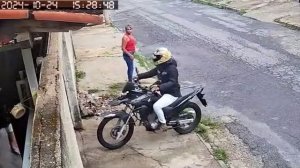 Женщина испугалась!😂