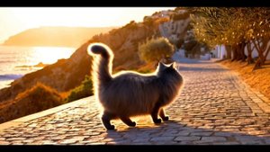 Кот путешественник на Кипре