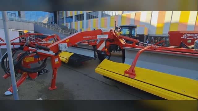 MERGENTO VT прицепной ленточный валкообразователь с универсальной укладкой валка