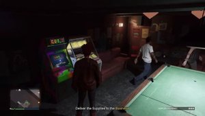 GTA 5 - Bikers - Tequi-la-la downstairs pool table