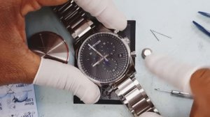 How to change the battery of a Calvin Klein CK Watch K8S27141 | Watch Repair Channel